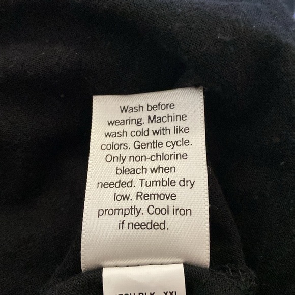 Sonoma Oversized Black 3/4 Sleeve Top Sz XXL - Picture 6 of 6